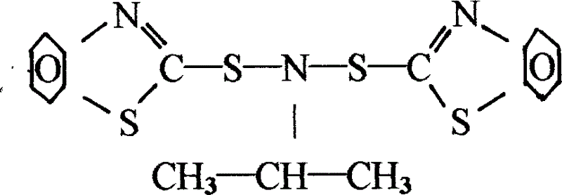 N-tert-butyl-2 (benzothiazyl) sulfenamide and production process thereof