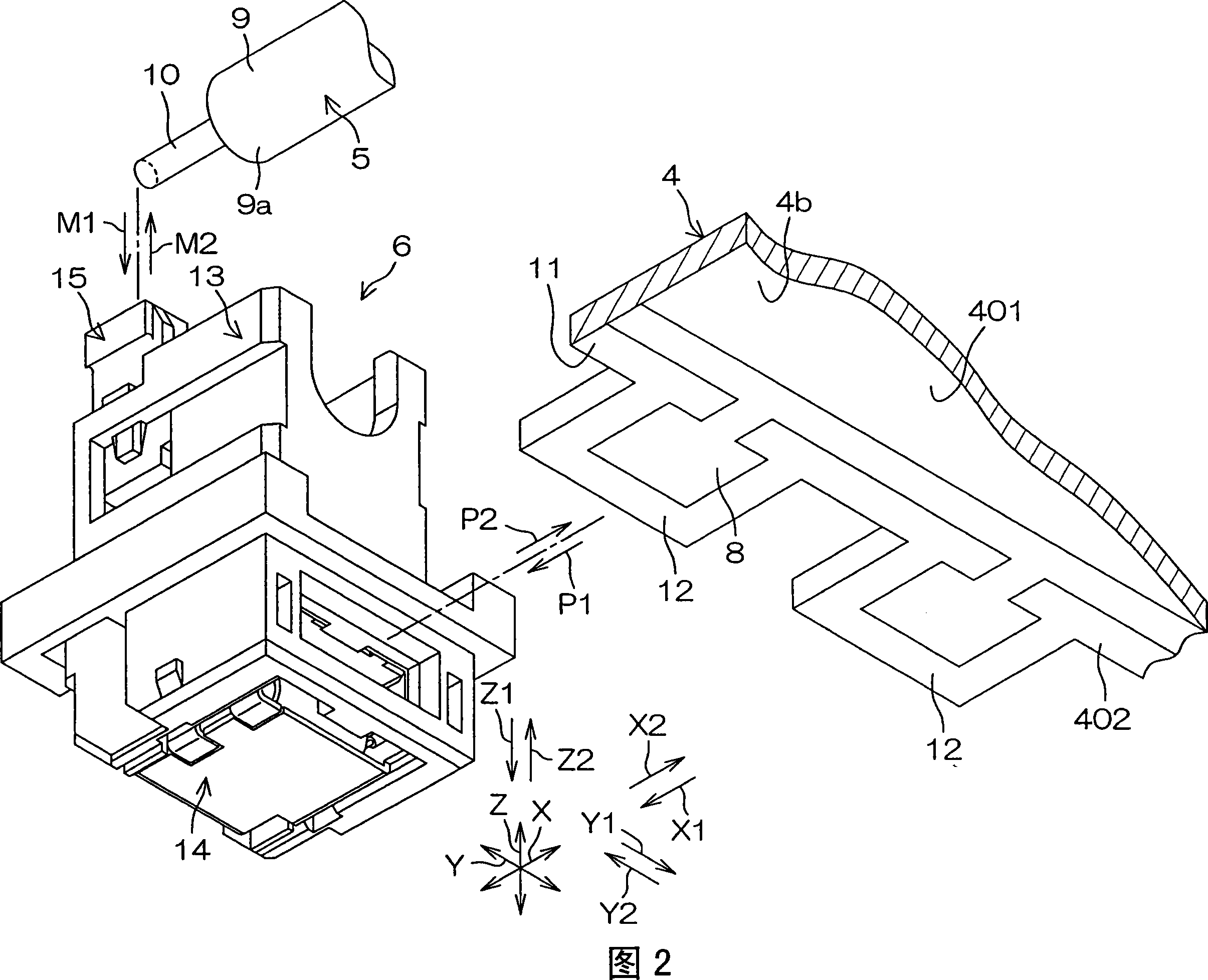 Electric connector and connection structure for electric connector