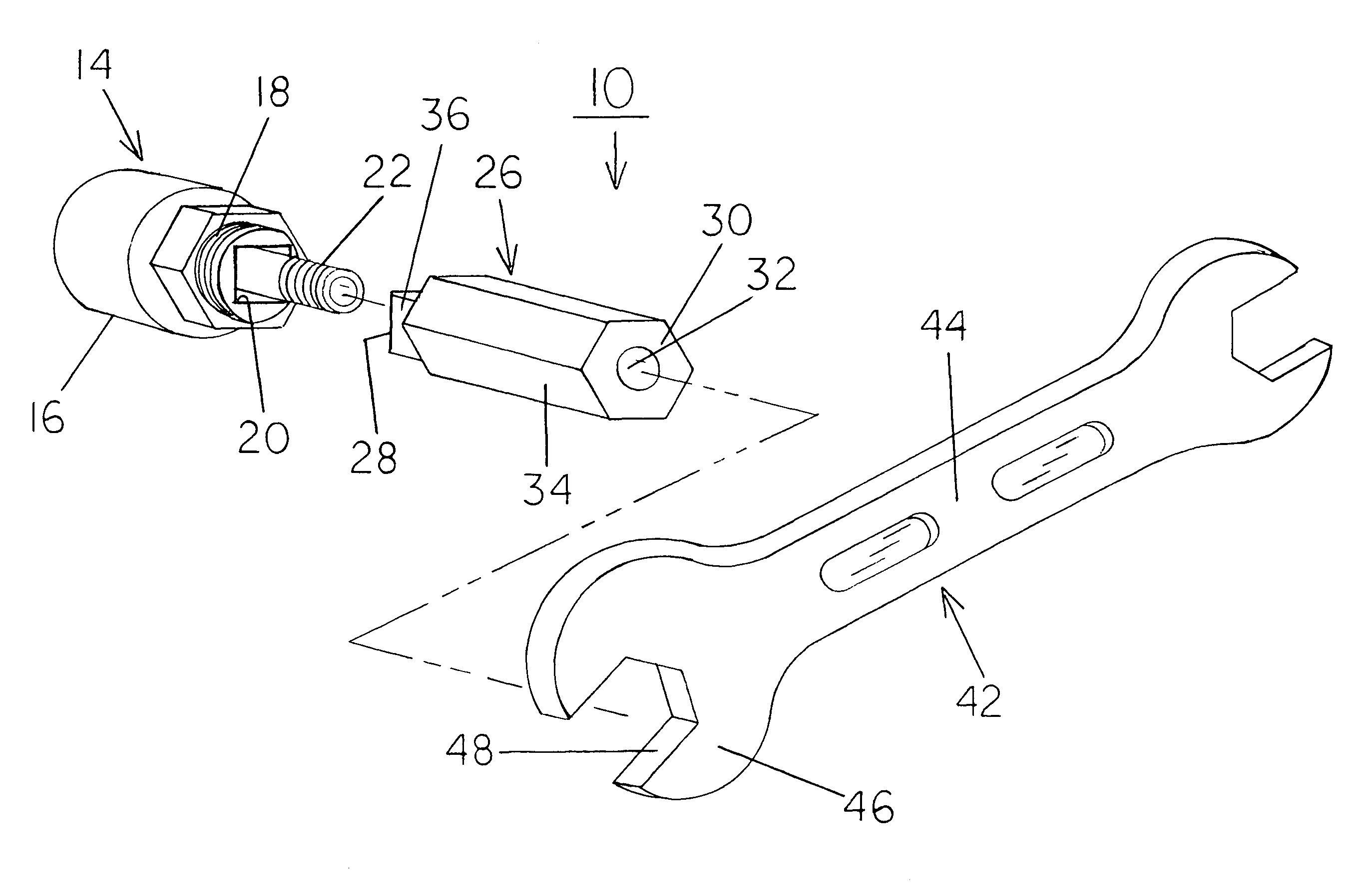 Adaptor tool assembly