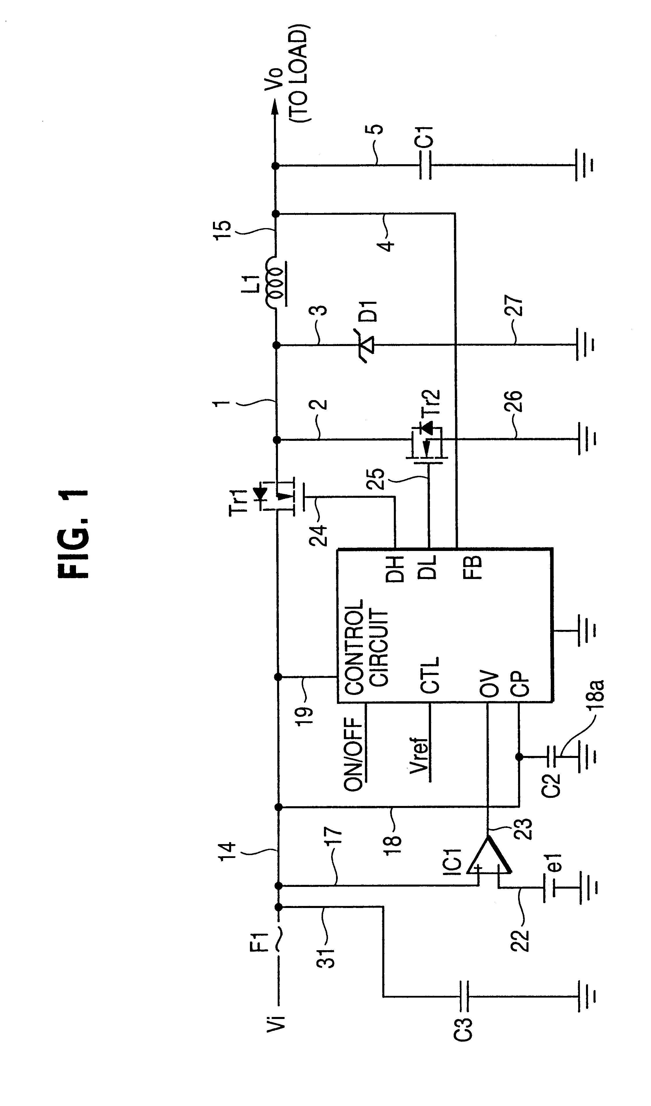 DC-to-DC converter capable of preventing overvoltage
