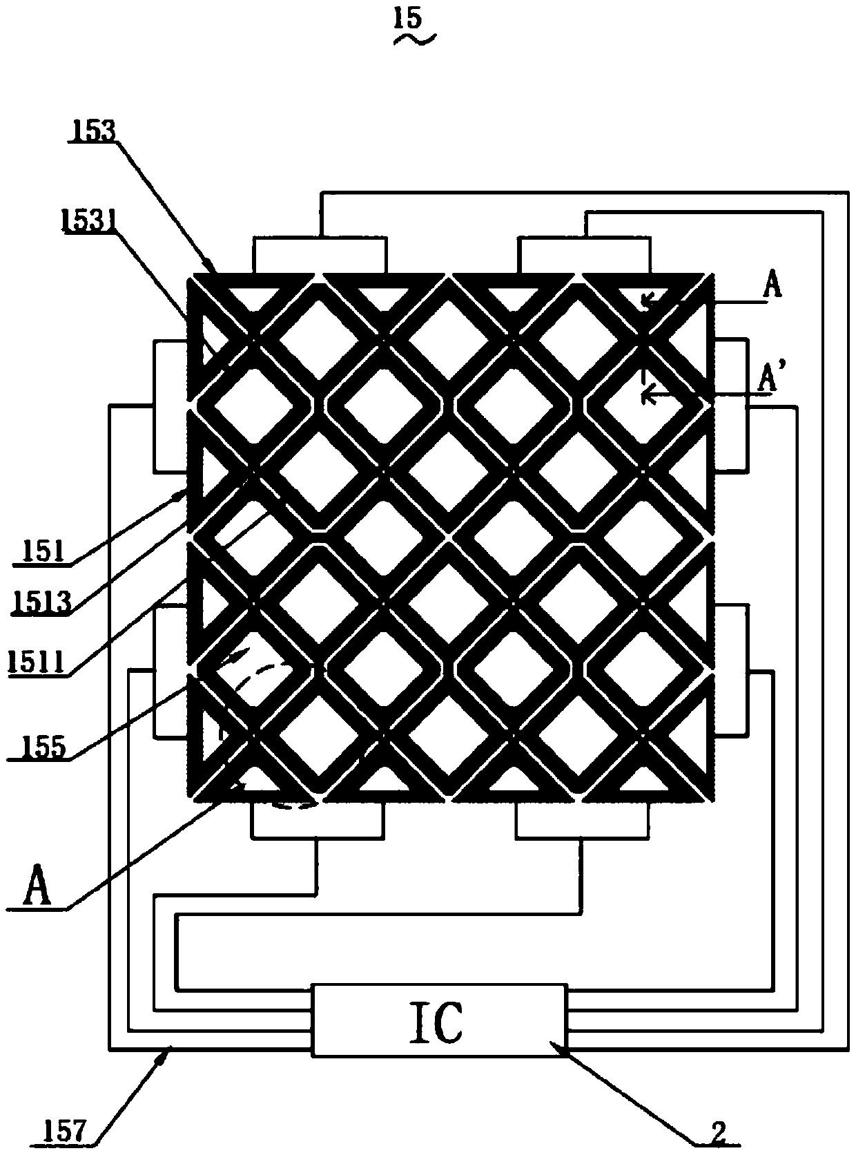 Single-layer mutual-capacitance touch panel