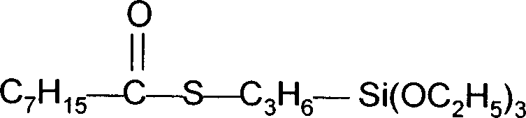 Novel silane coupler containing sulfur and nitrogen element