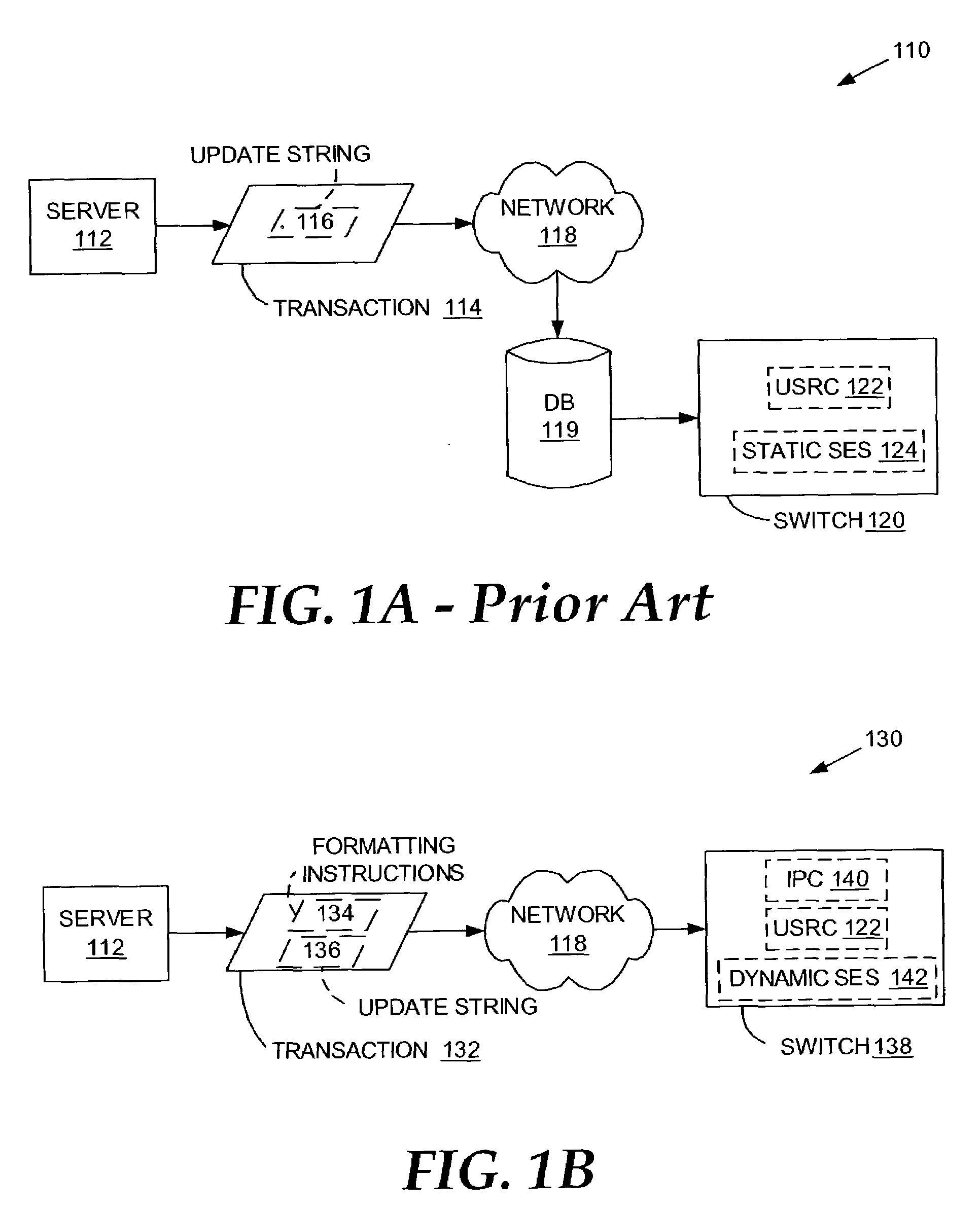 Method and system for customizing update-string processing in network elements