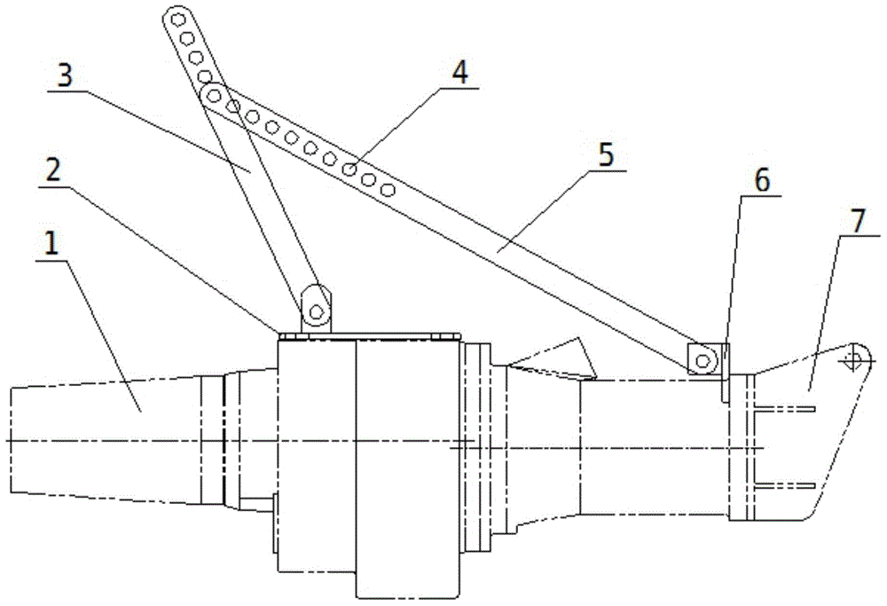 Lifting handle device mounted on submersible flow pushing device
