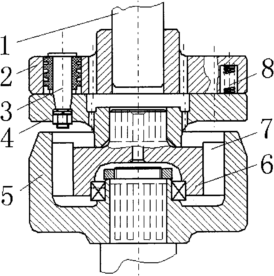 One-way transmission device with coupling