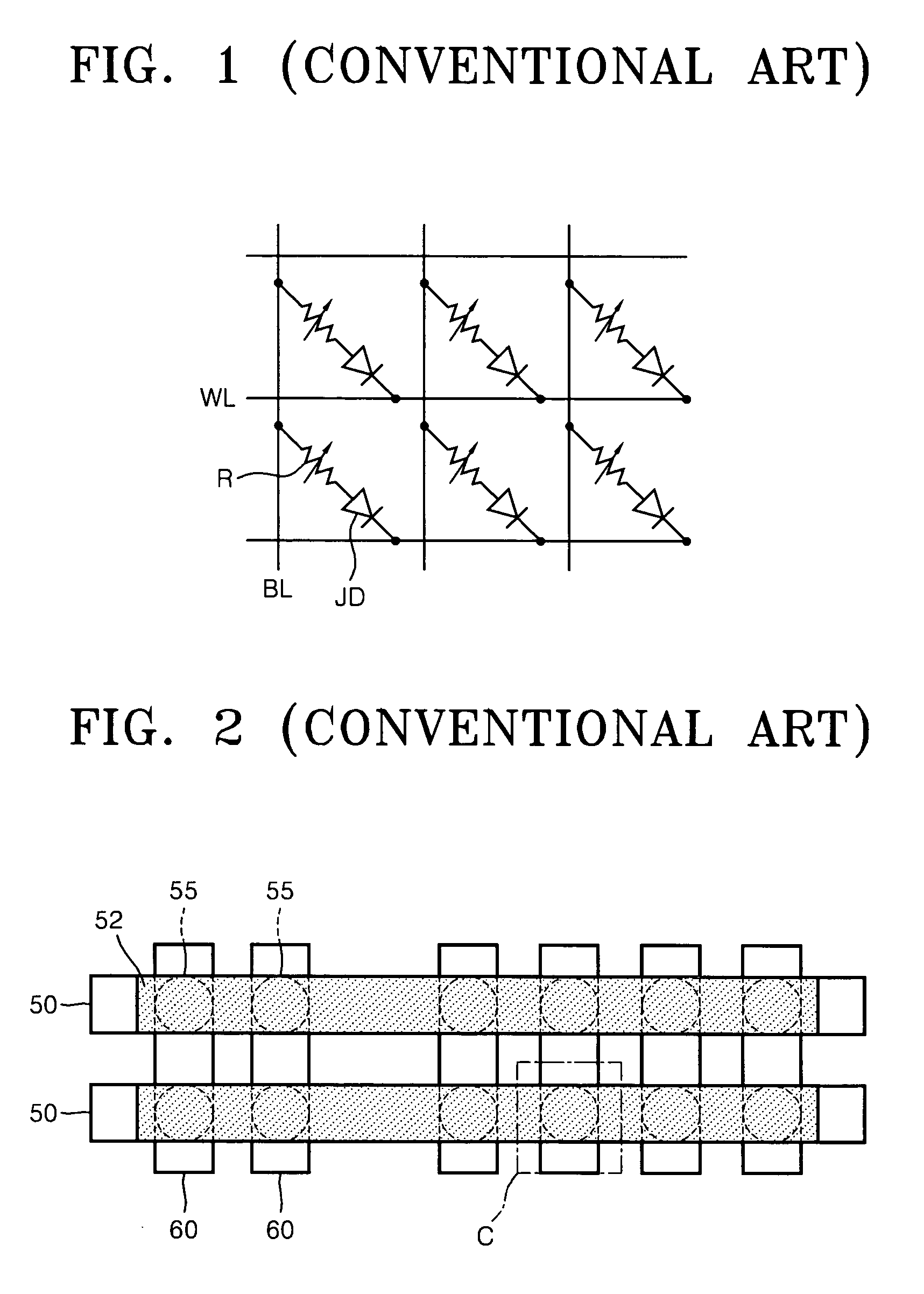 Non-volatile memory devices and method thereof