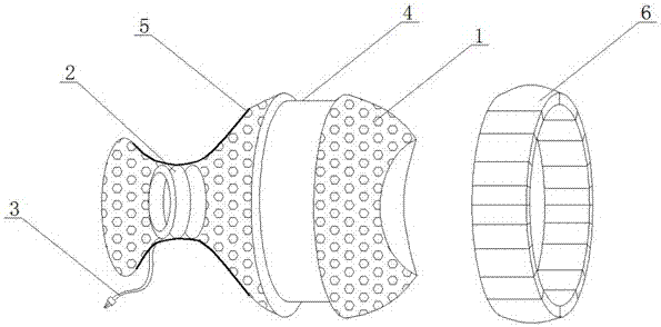 Oral cavity opening device capable of assisting in trachea intubation