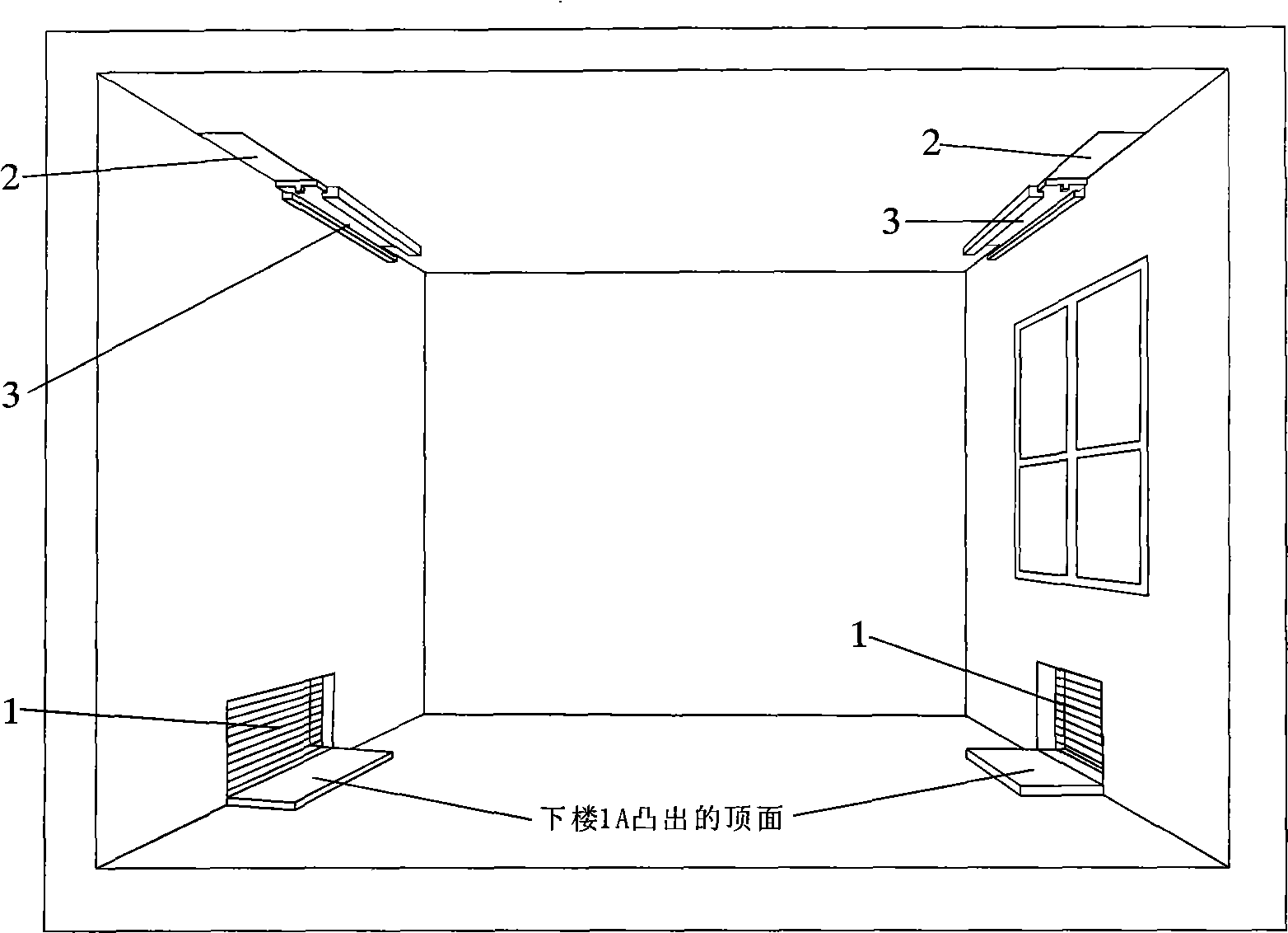 Flat topping house with air circulation function