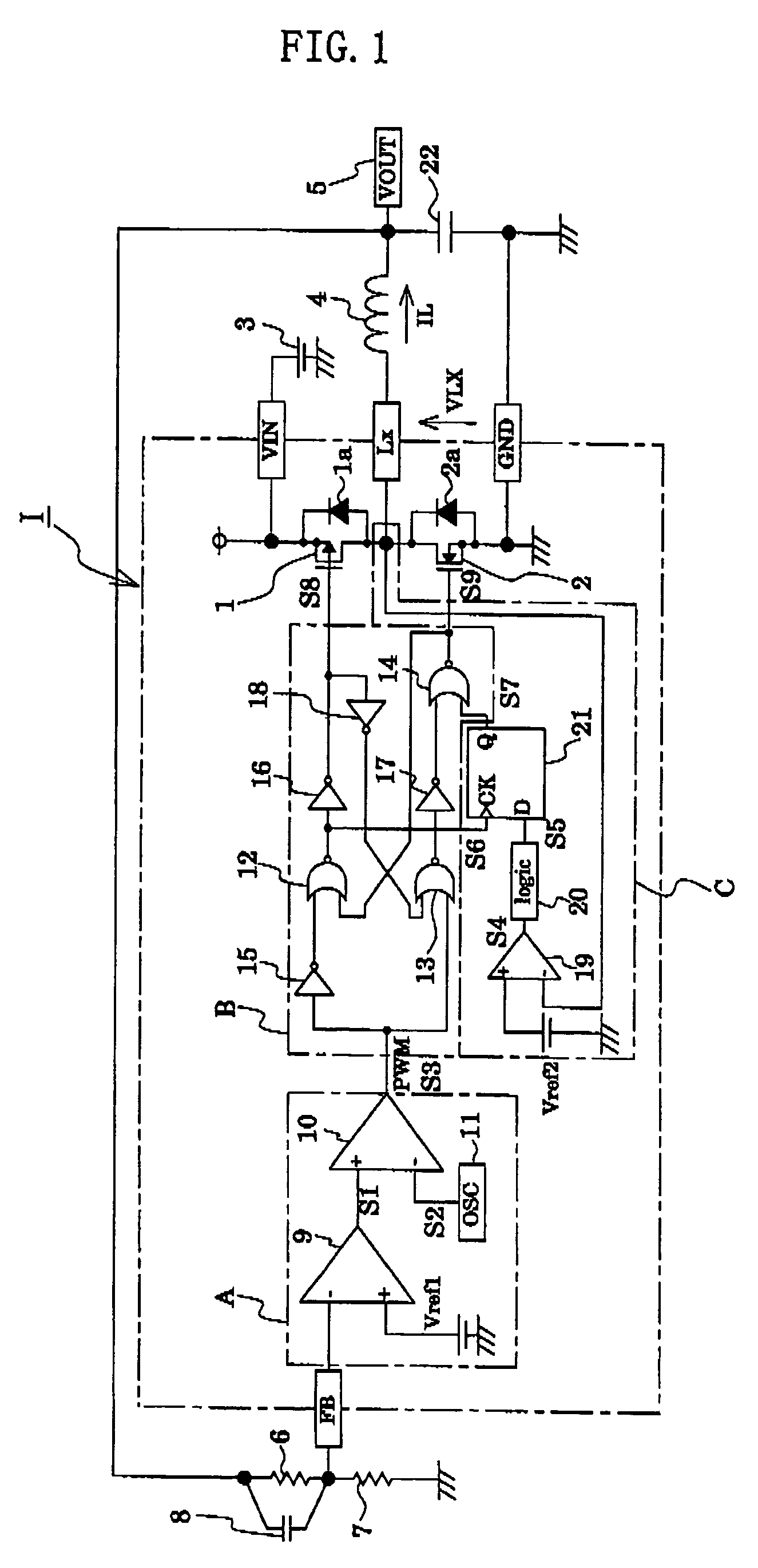 Control circuit for DC/DC converter