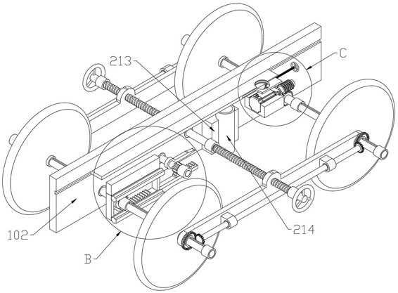 Crop rotation joint auxiliary device