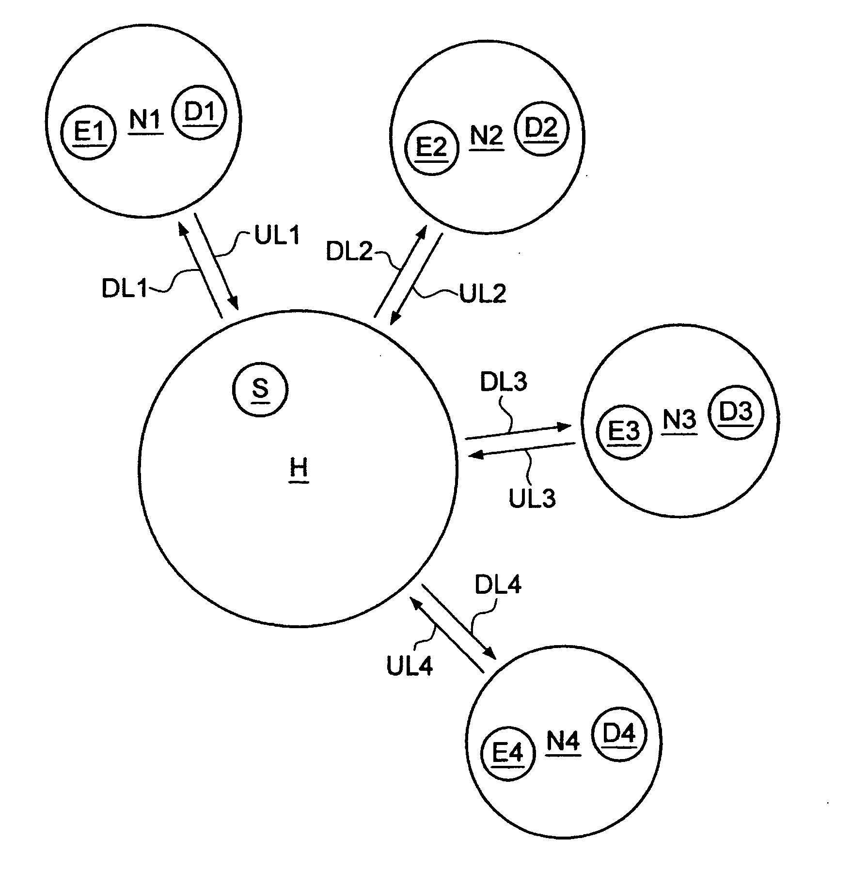 Data transmission system with adjustable transmission power