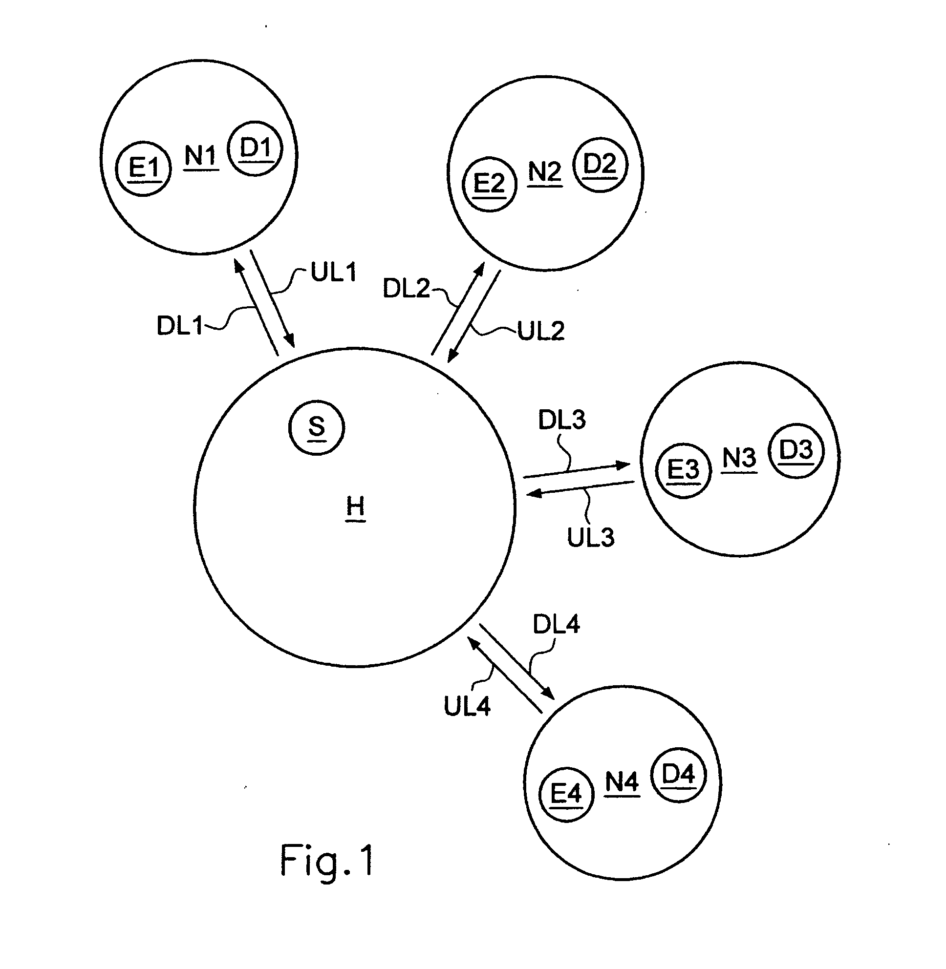 Data transmission system with adjustable transmission power