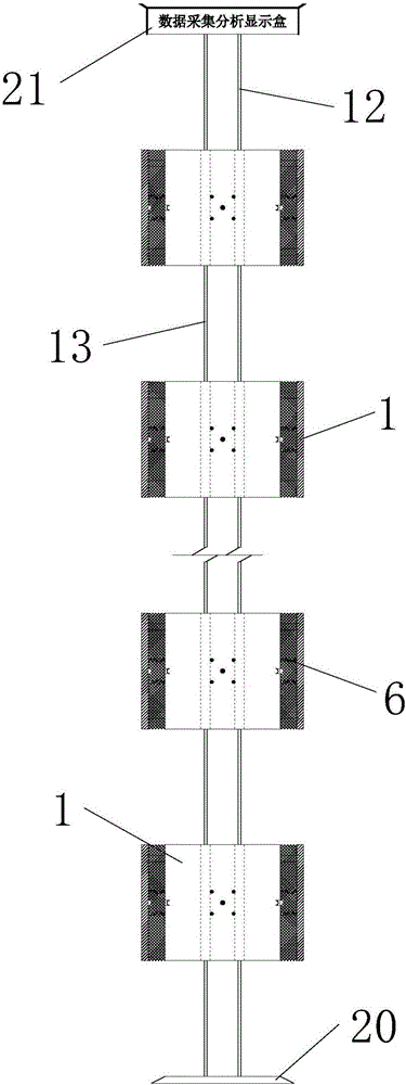 Underground structure construction-oriented soil performance monitoring device and working method thereof