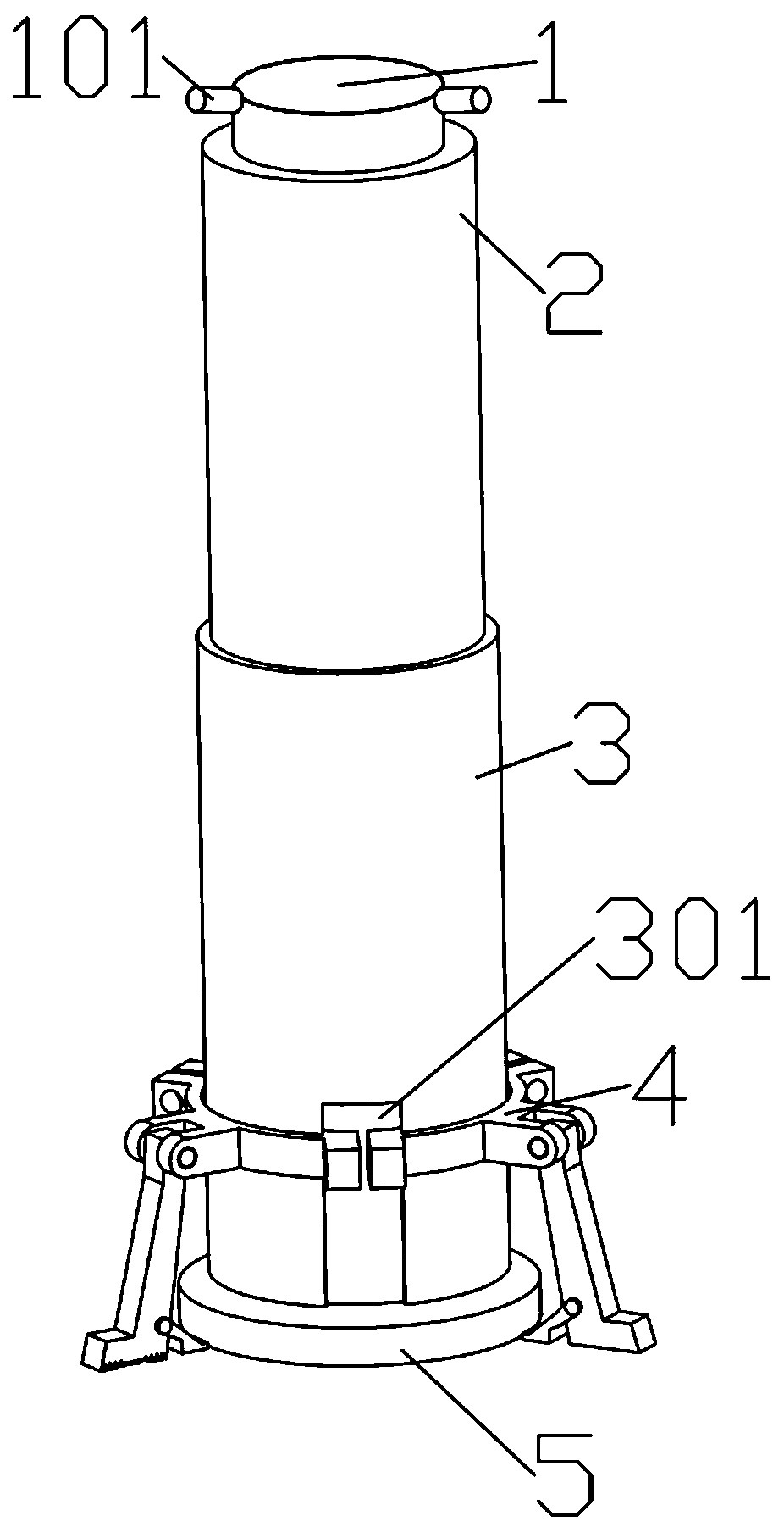 Civil engineering building support column