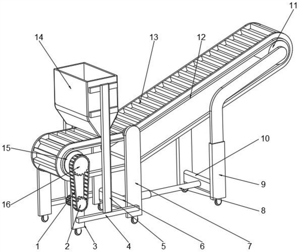 Single-chain scraper elevator