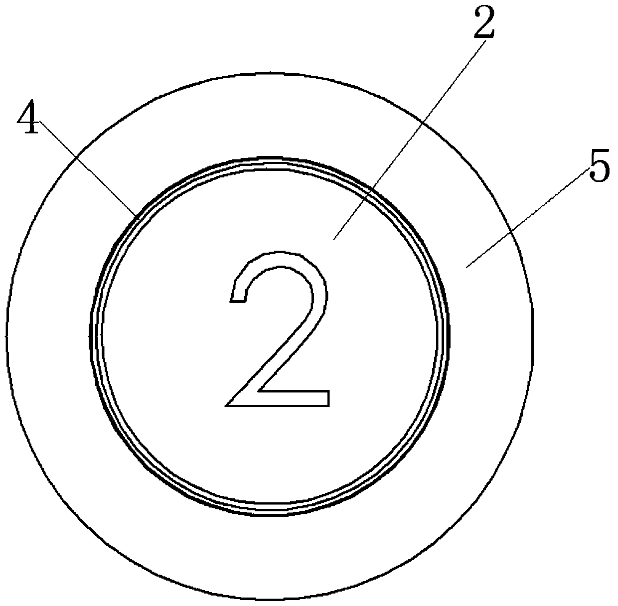 Elevator button with sterilization function