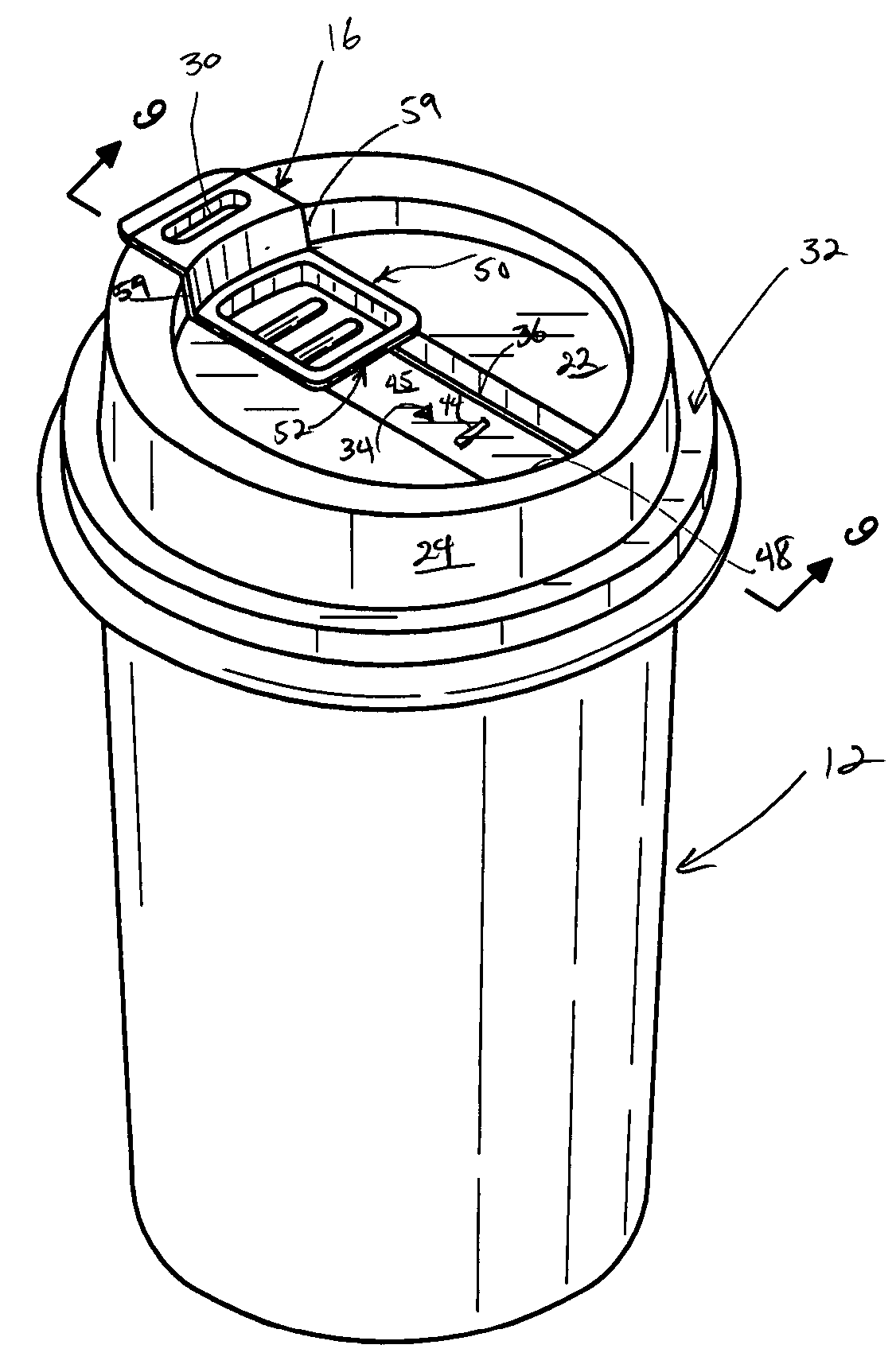 Reclosable container lid