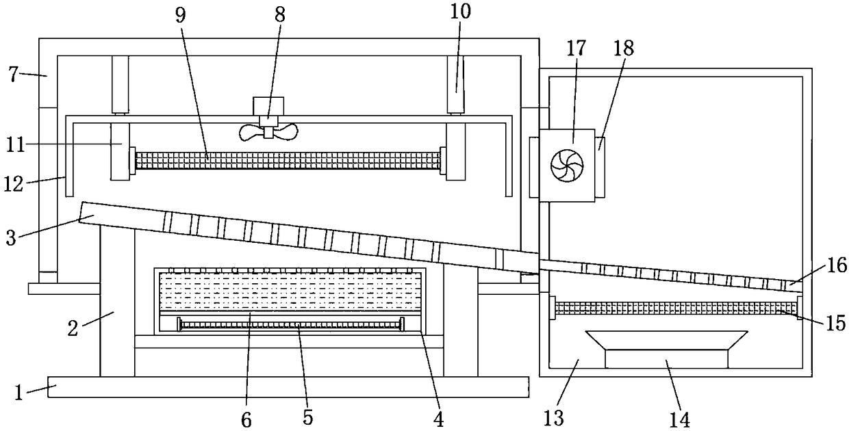 Heat treatment device for intelligent manufacturing