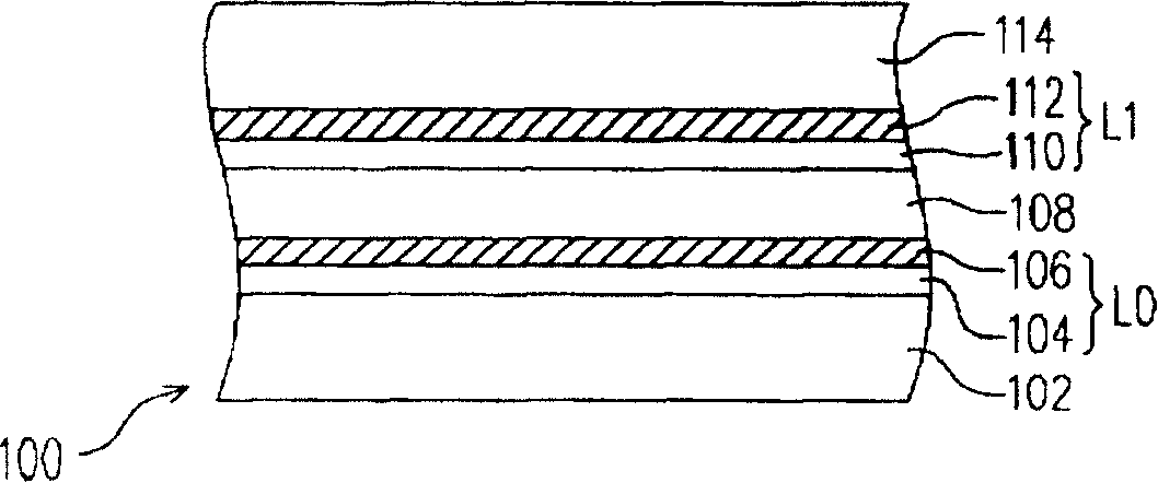 Structure of single side double lager writable disposable optic disc and its producing mehtod