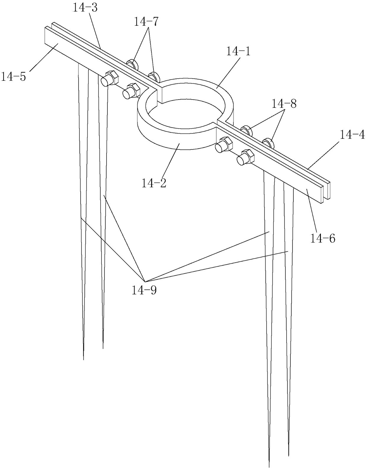 Conveying device and conveying method of liquid carbon dioxide for ground drilling fire extinguishing