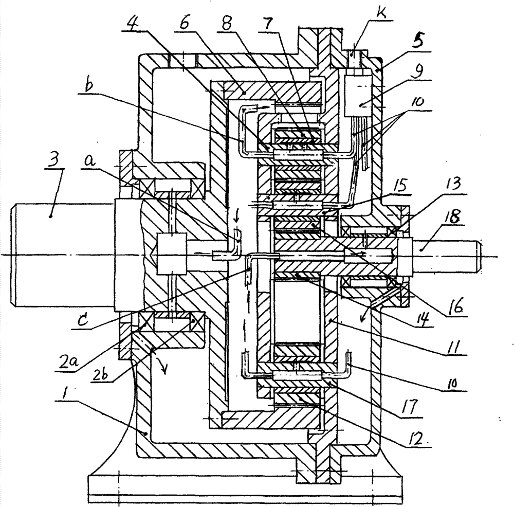 Large-torque hydraulic electrogenerating speed change device