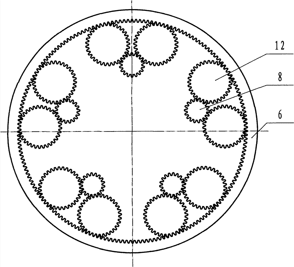 Large-torque hydraulic electrogenerating speed change device