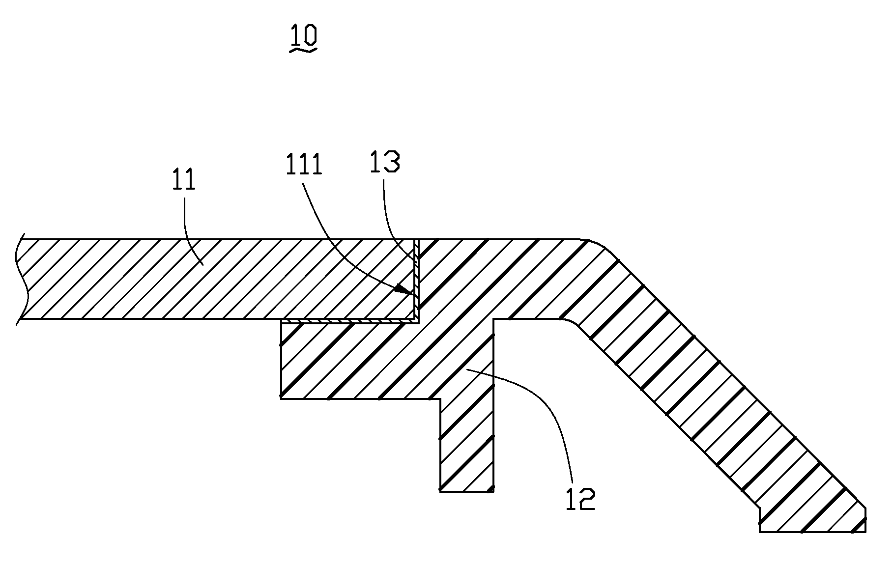 Insert-molded cover and method for manufacturing same