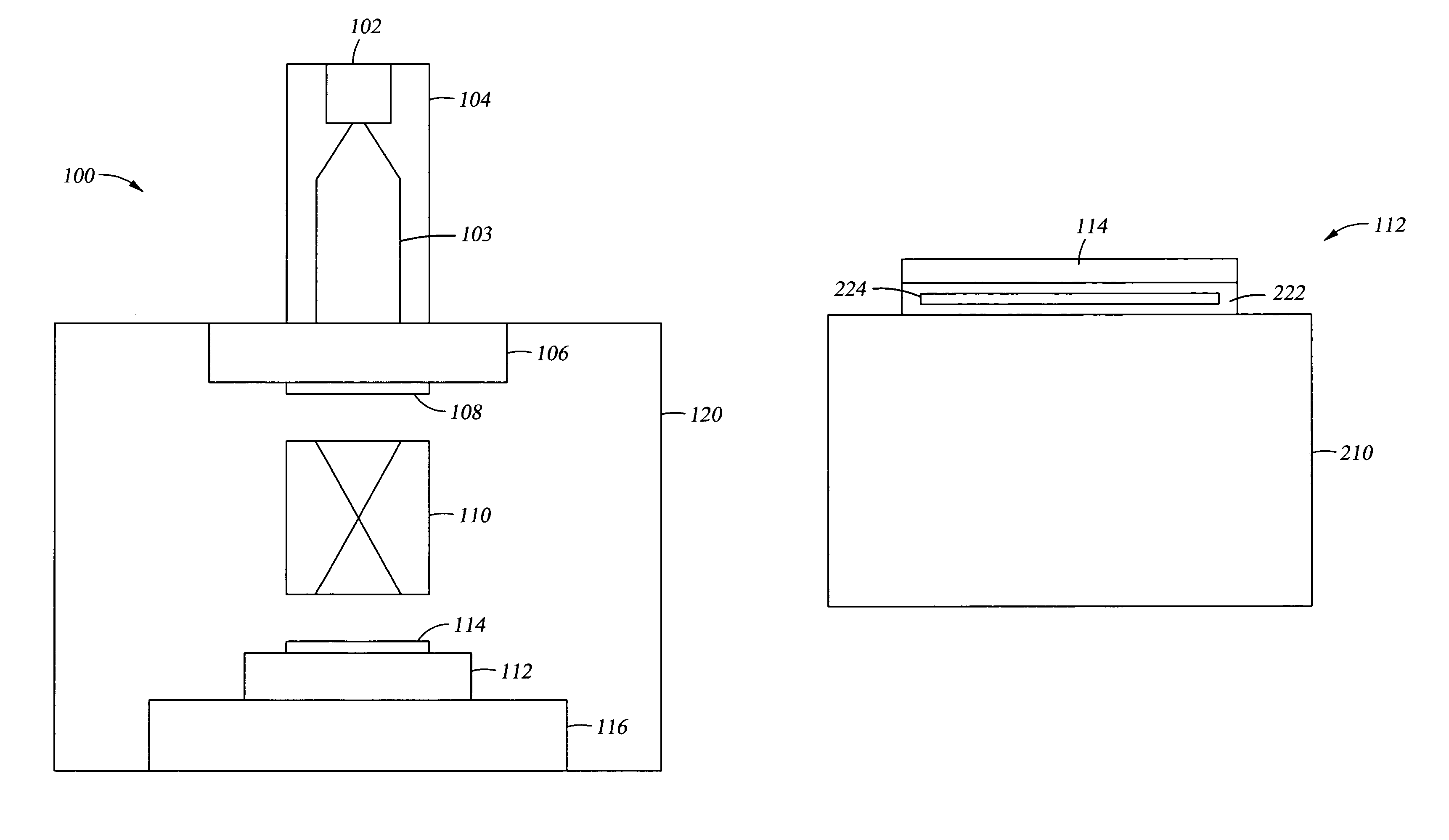 Substrate holder which is self-adjusting for substrate deformation