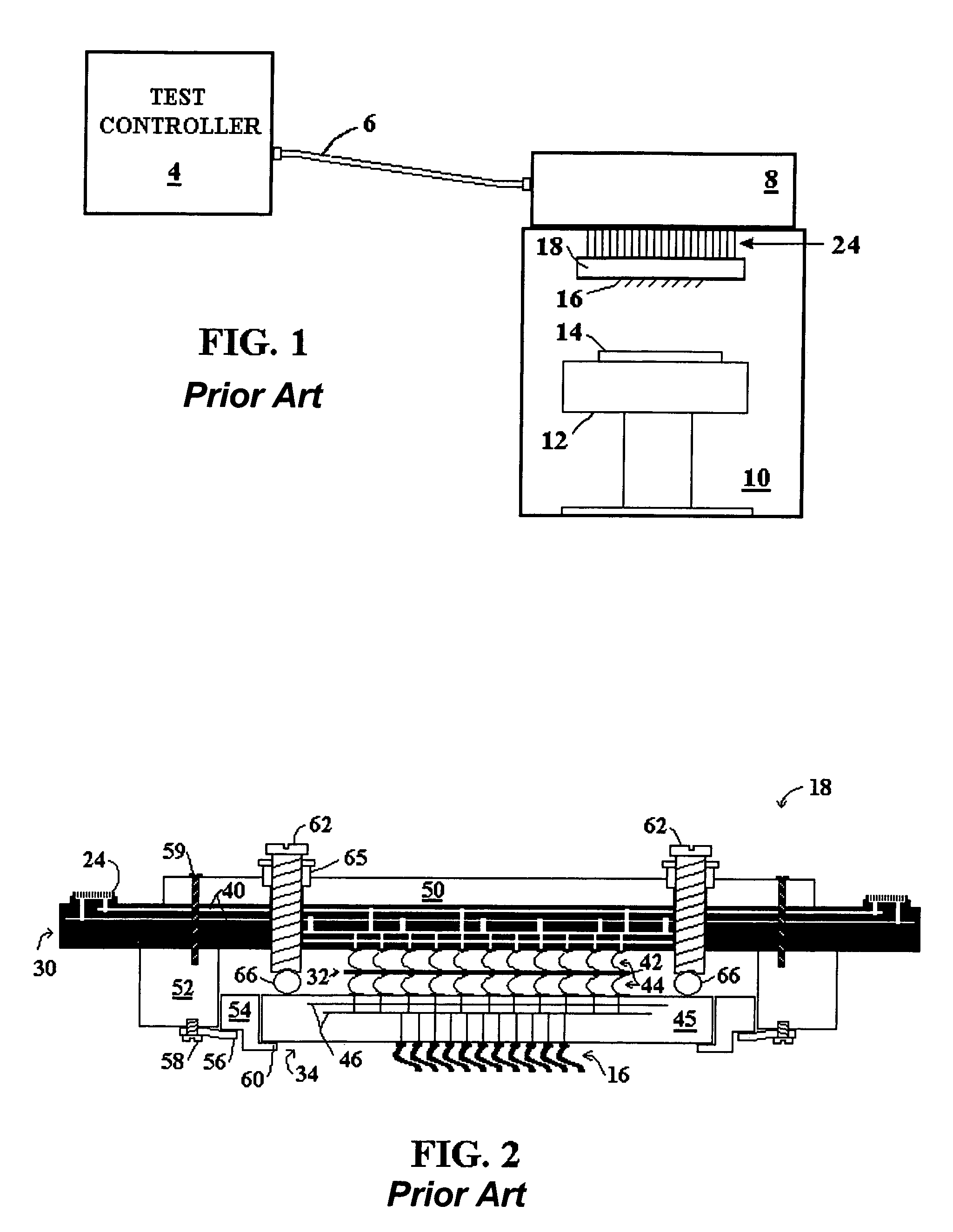 Mechanically reconfigurable vertical tester interface for IC probing