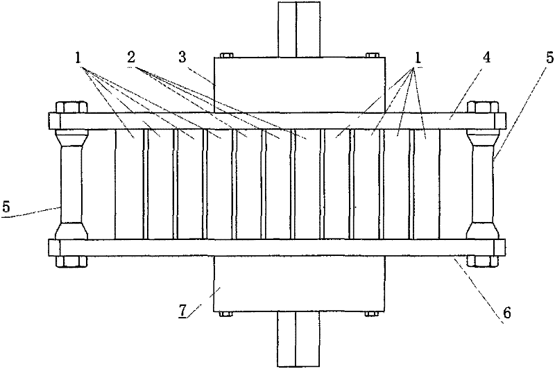 A compressor cascade experimental device