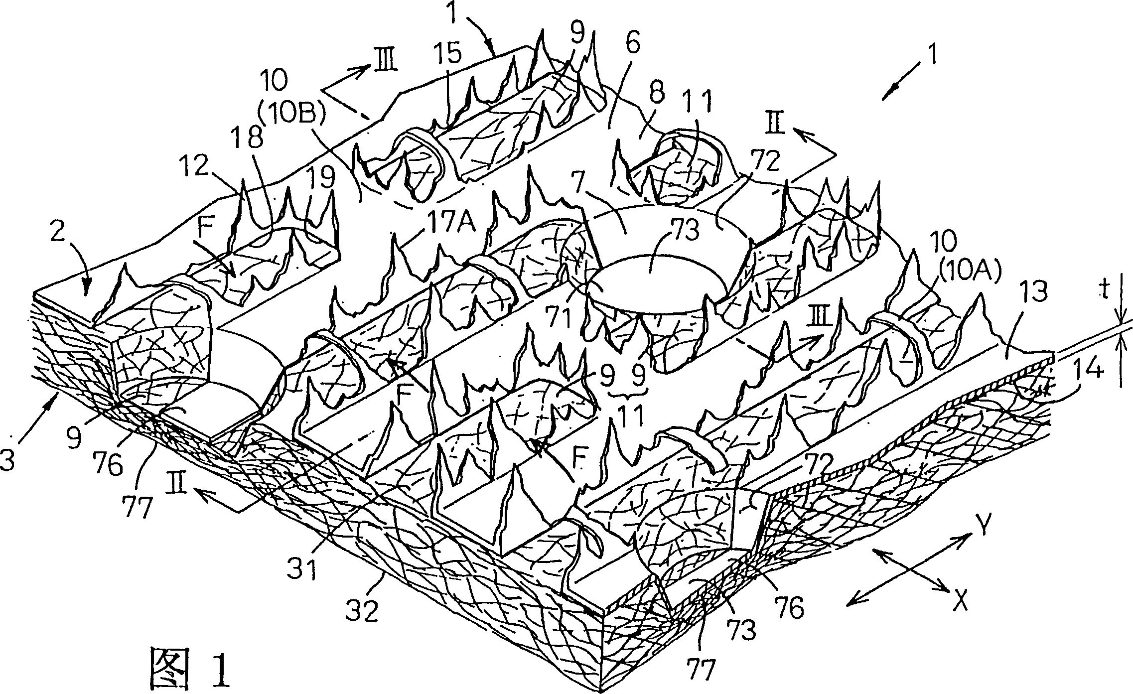 Flexible composite sheet for disposable dressing article