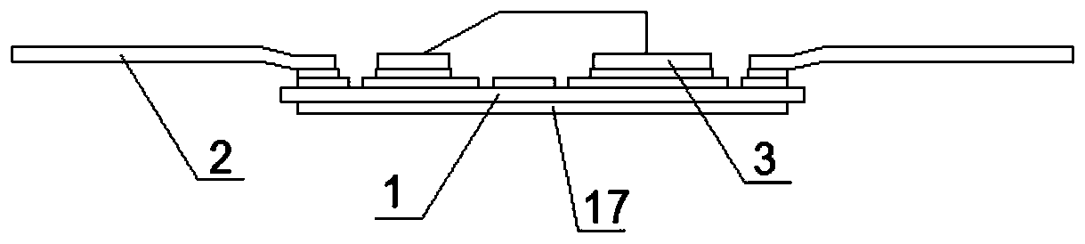 Method for improving warping of intelligent power semiconductor module product by using mould