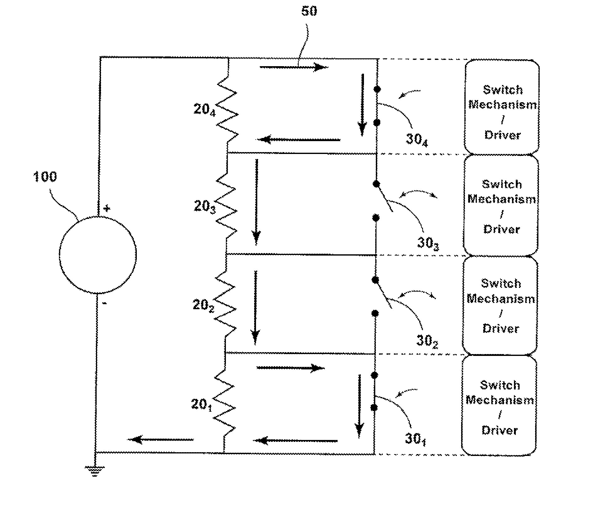 Binary coded decimal resistive load and network