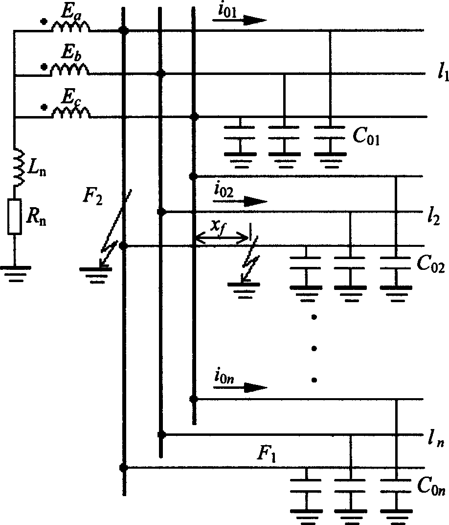 Fault selecting method by attenuated DC component