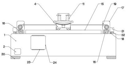 A fixing device for positioning special-shaped parts