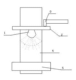 Purging device for cleaning line-free mill