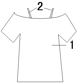 Thread-drawing-resistant short-sleeve shirt with hanging belts