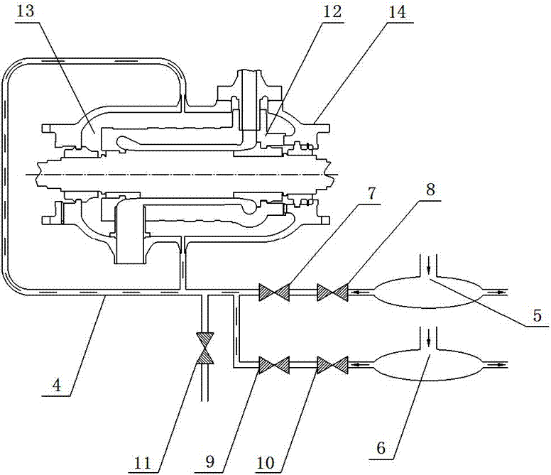 A method for adjusting and operating steam turbine interlayer steam parameters