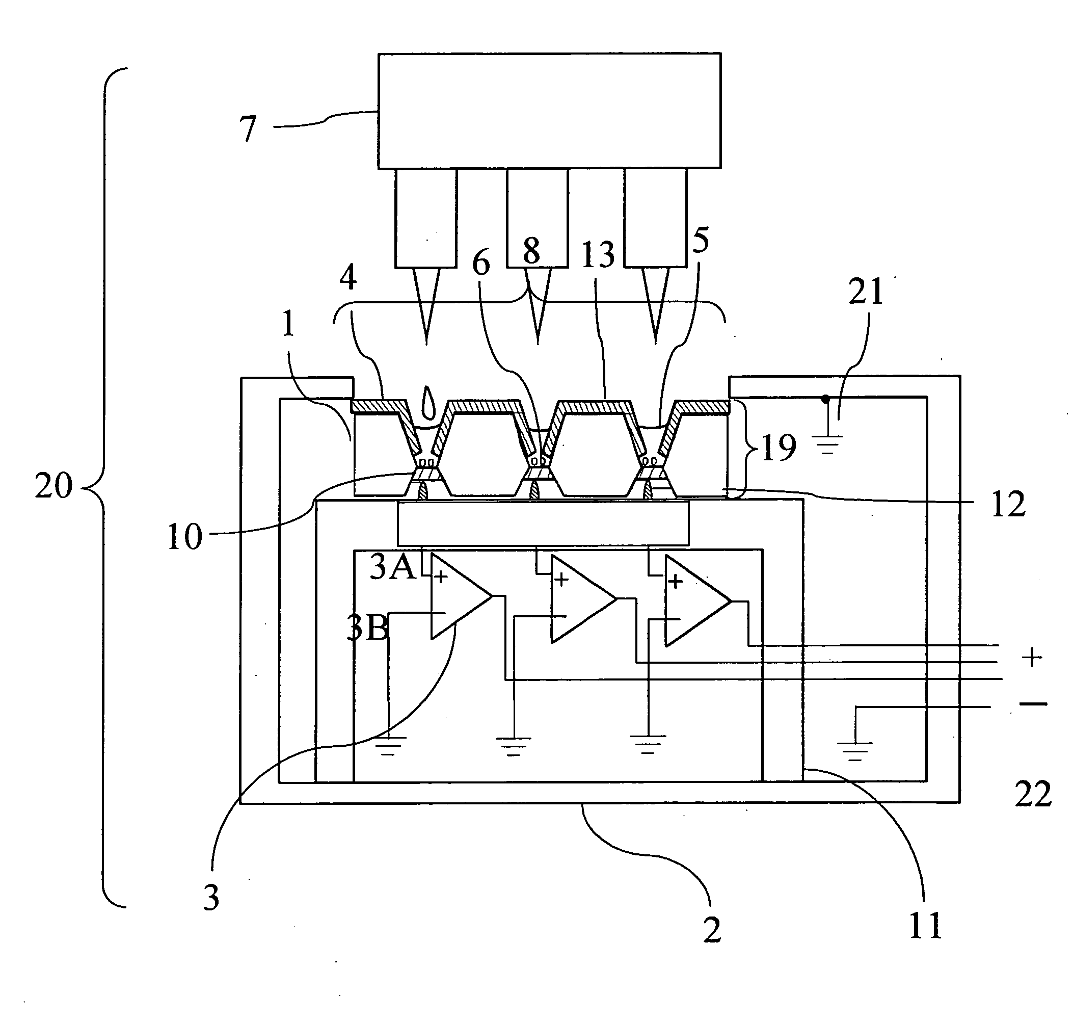 Instrument and system for pharmacologic measurement and well vessel used therein