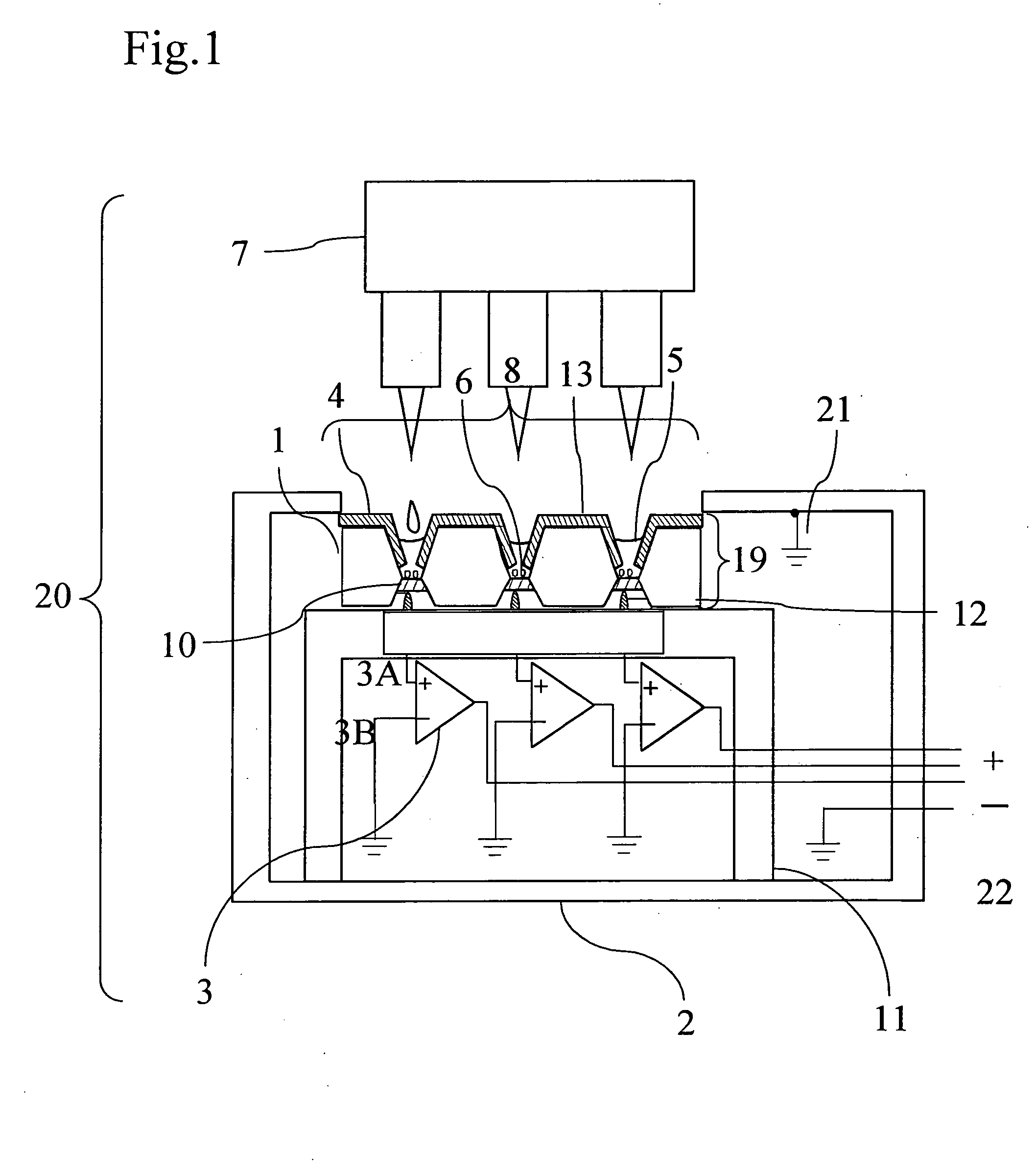 Instrument and system for pharmacologic measurement and well vessel used therein