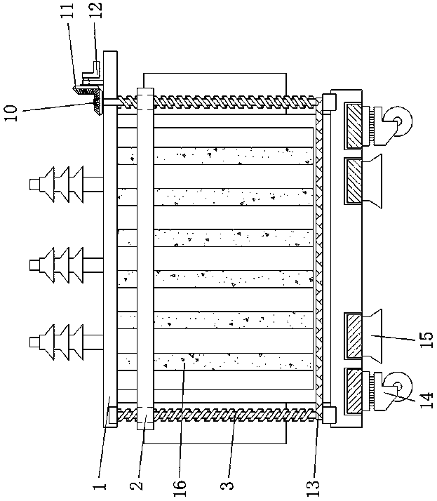 High-voltage lead structure and lead method for coal mine transformer