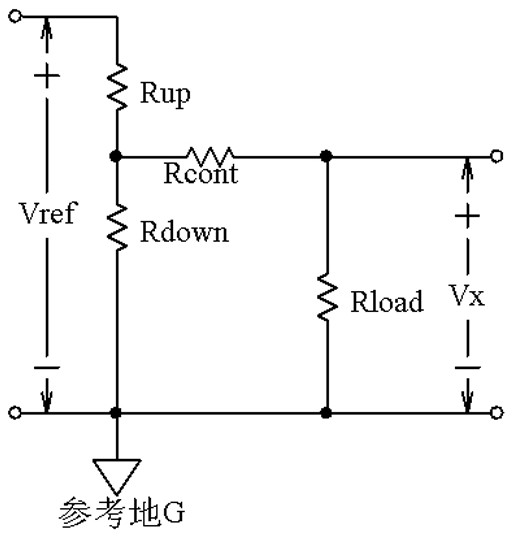 Real-time fault distinguishing circuit and distinguishing method for potentiometer type angle sensor