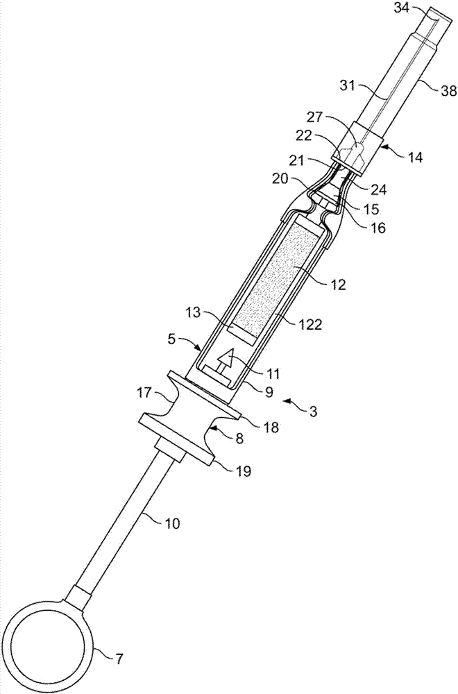 Dental syringe with stabilizer for removable needle