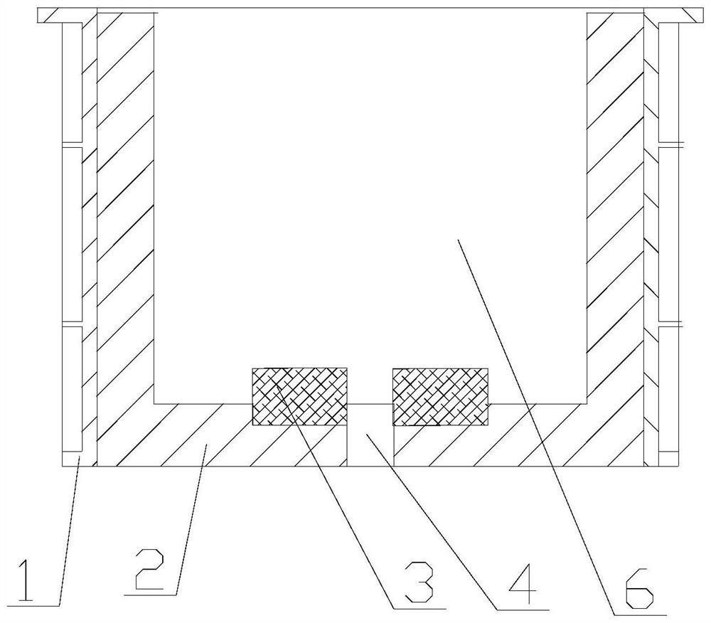 An anti-siphon sprue basin and method of making and using the same