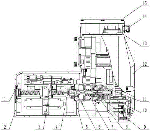 Gear-type stirring machine used for granular medicine production