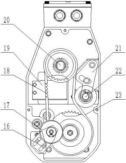 Gear-type stirring machine used for granular medicine production