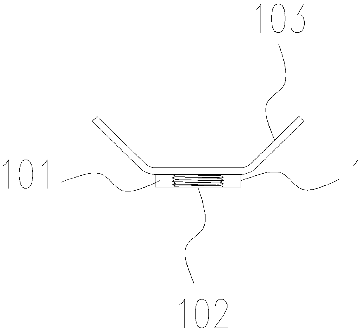 The installation node and installation method of the hinged concrete prefabricated component of the support