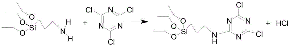 A kind of quaternary ammonium salt compound based on cyanuric chloride and preparation method thereof
