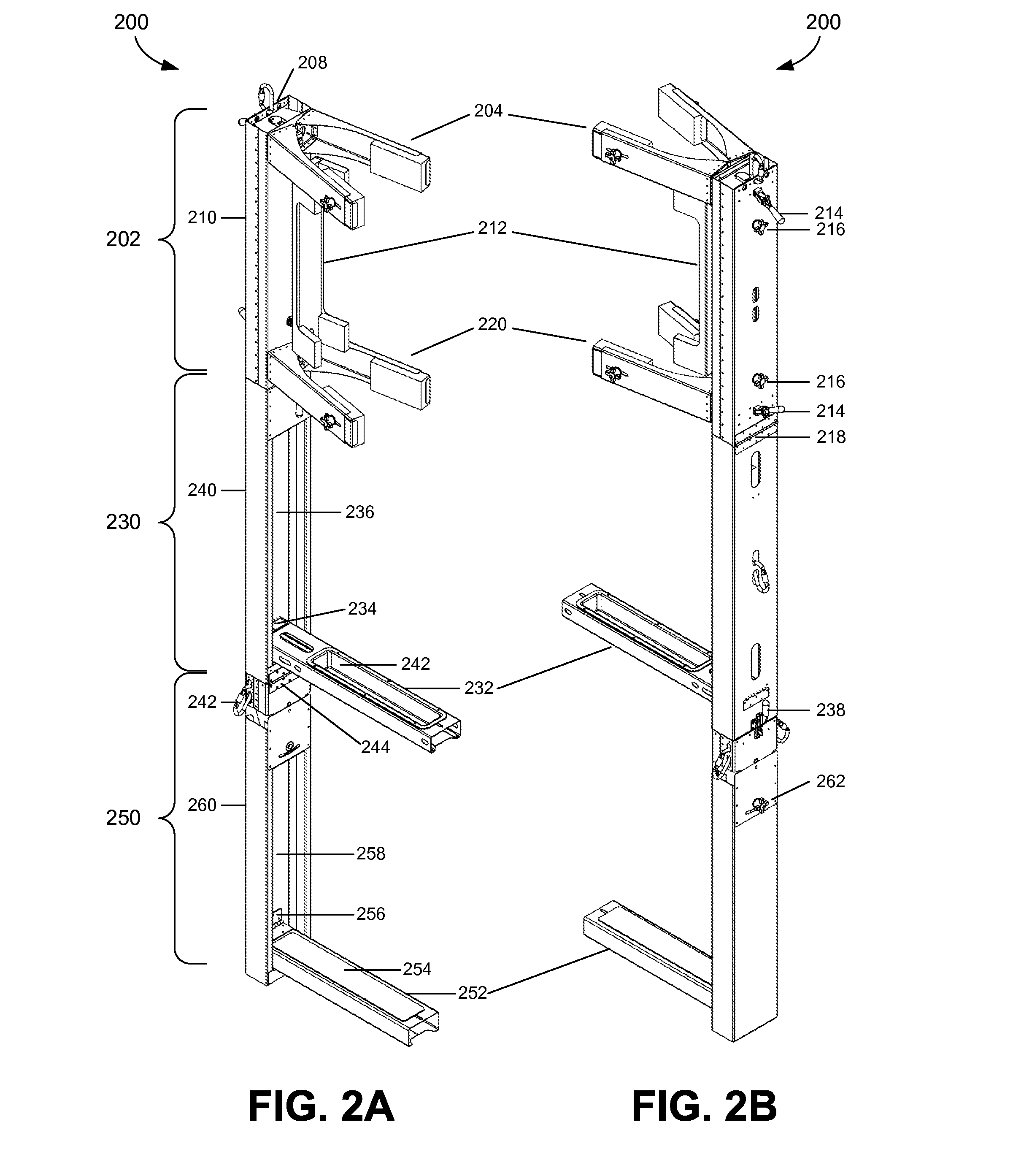 Device for positioning a rope access technician in relation to a blade of a wind turbine