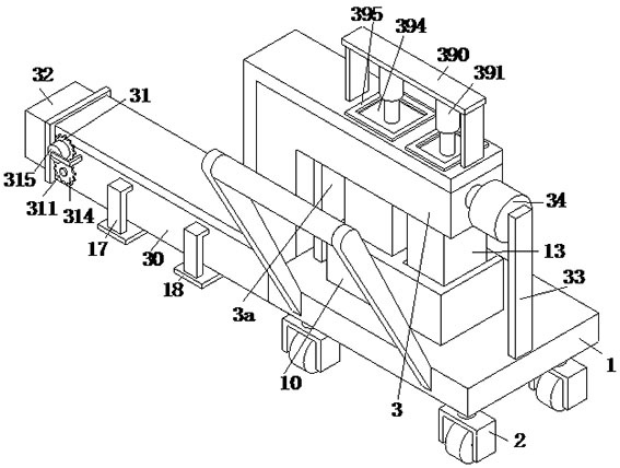 An air-suction material automatic conveying device